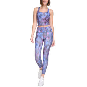 Calvin Klein Performance Women Printed High Rise Leggings Blur Movement Size XS